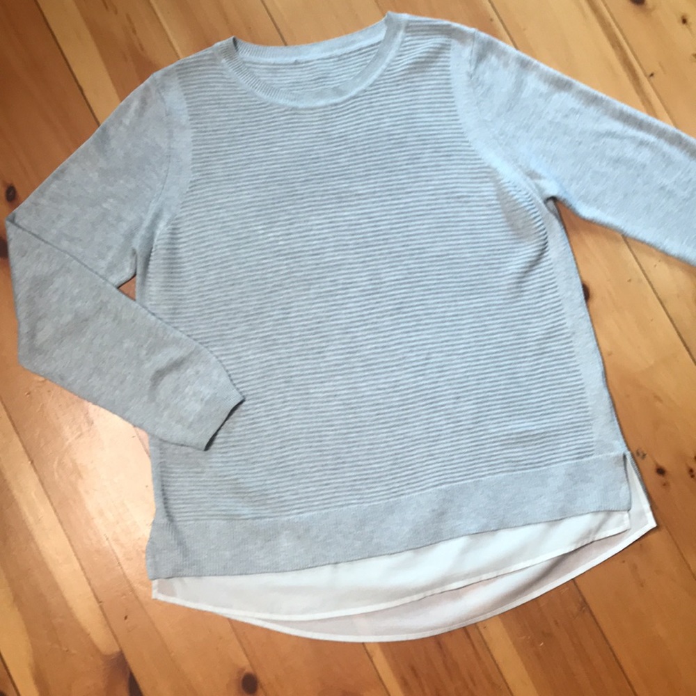 Ribbed Grey Sweater